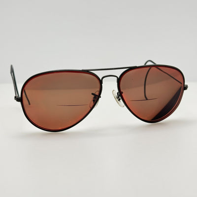 Ray Ban Eyeglasses Eye Glasses Frames Aviator Bausch & Lomb Black 62-14