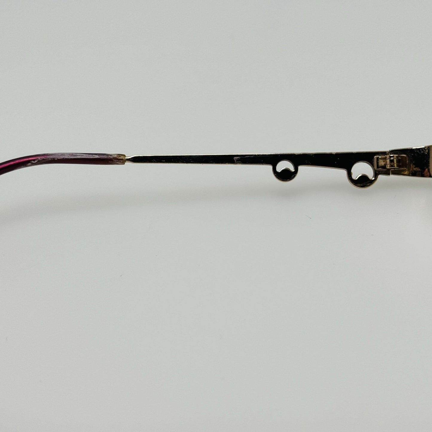 Cazal Eyeglasses Eye Glasses Frames Gold Purple Vintage Germany