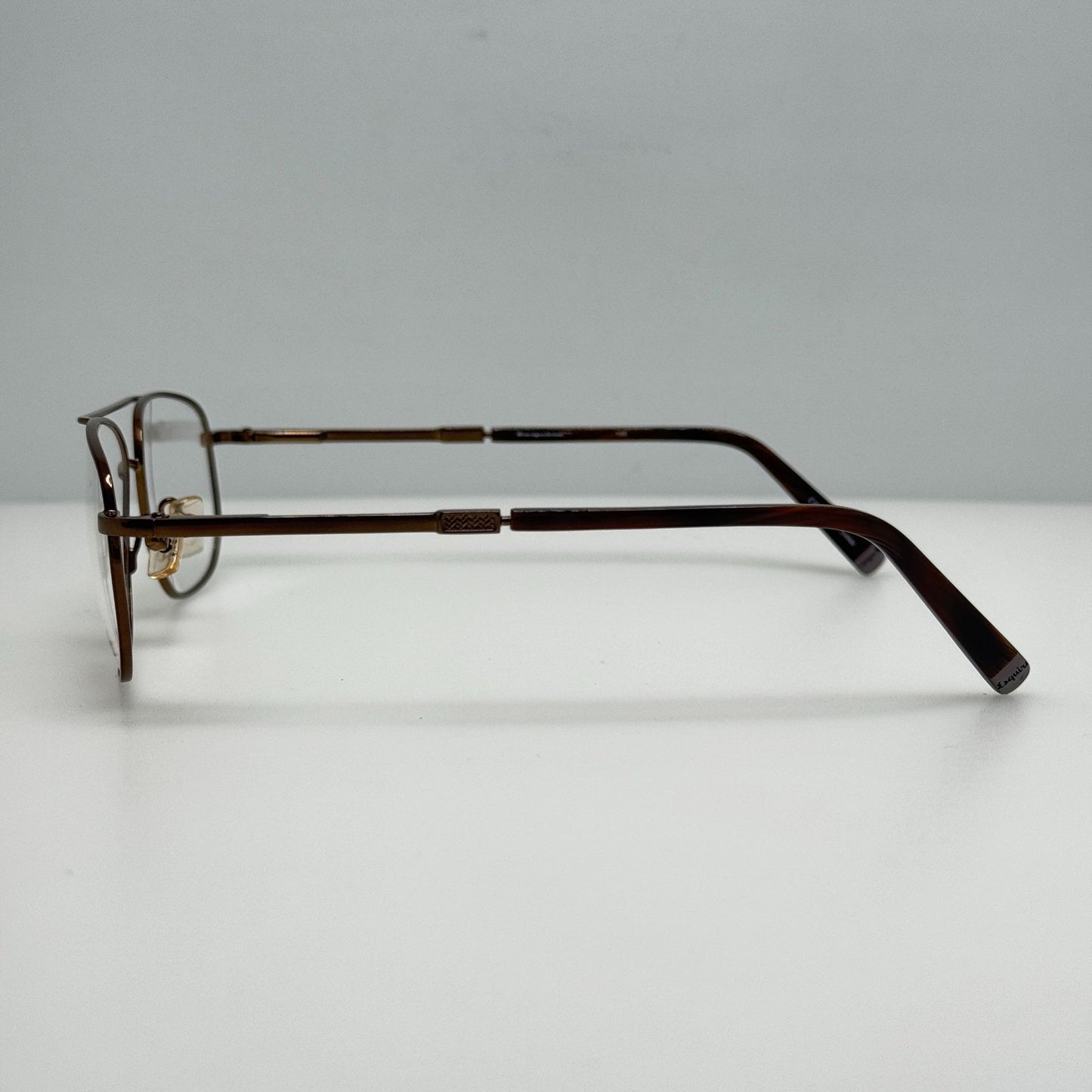 Esquire E601 Brown Eyeglasses Eye Glasses Frames 55-17-145