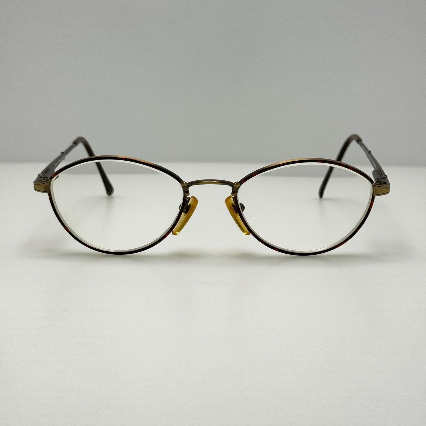 Kyoto Eyeglasses Eye Glasses Frames 104 Antique Gold Tortoise Japan 52-19-140