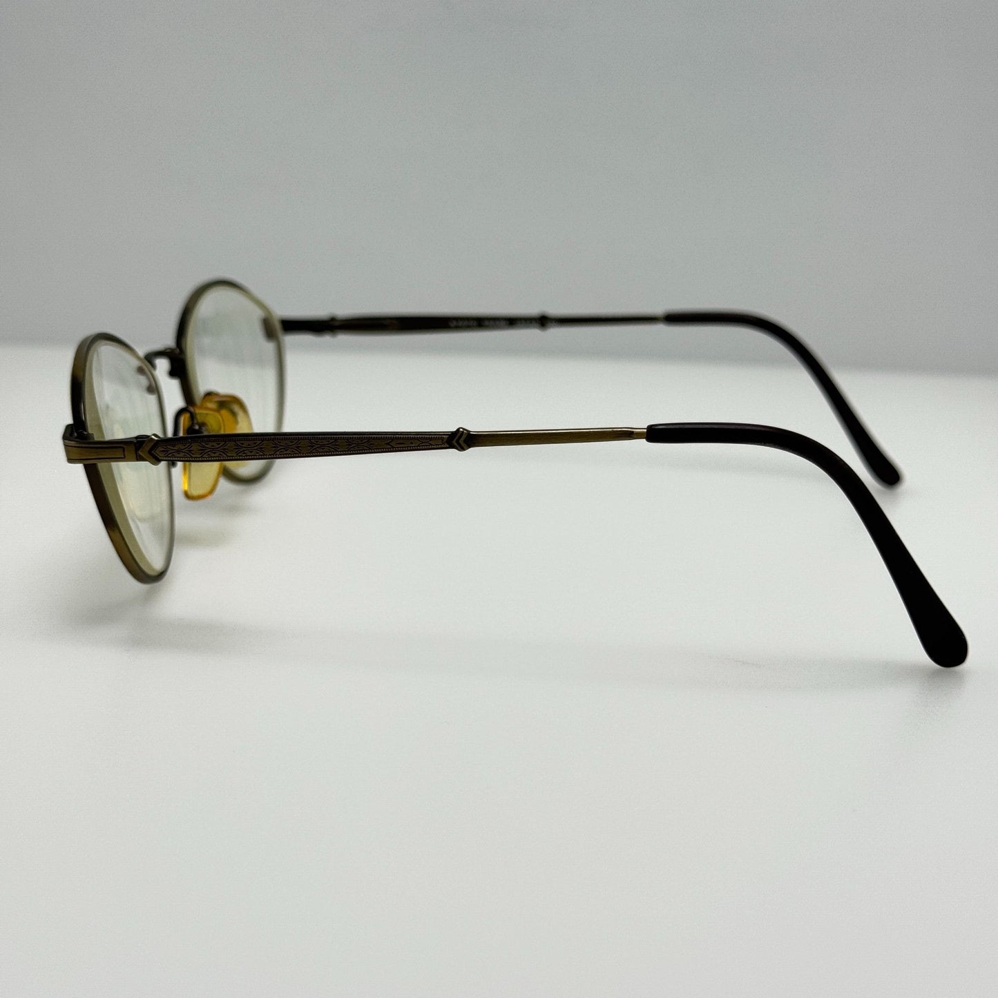 Kyoto Eyeglasses Eye Glasses Frames 104 Antique Gold Tortoise Japan 52-19-140