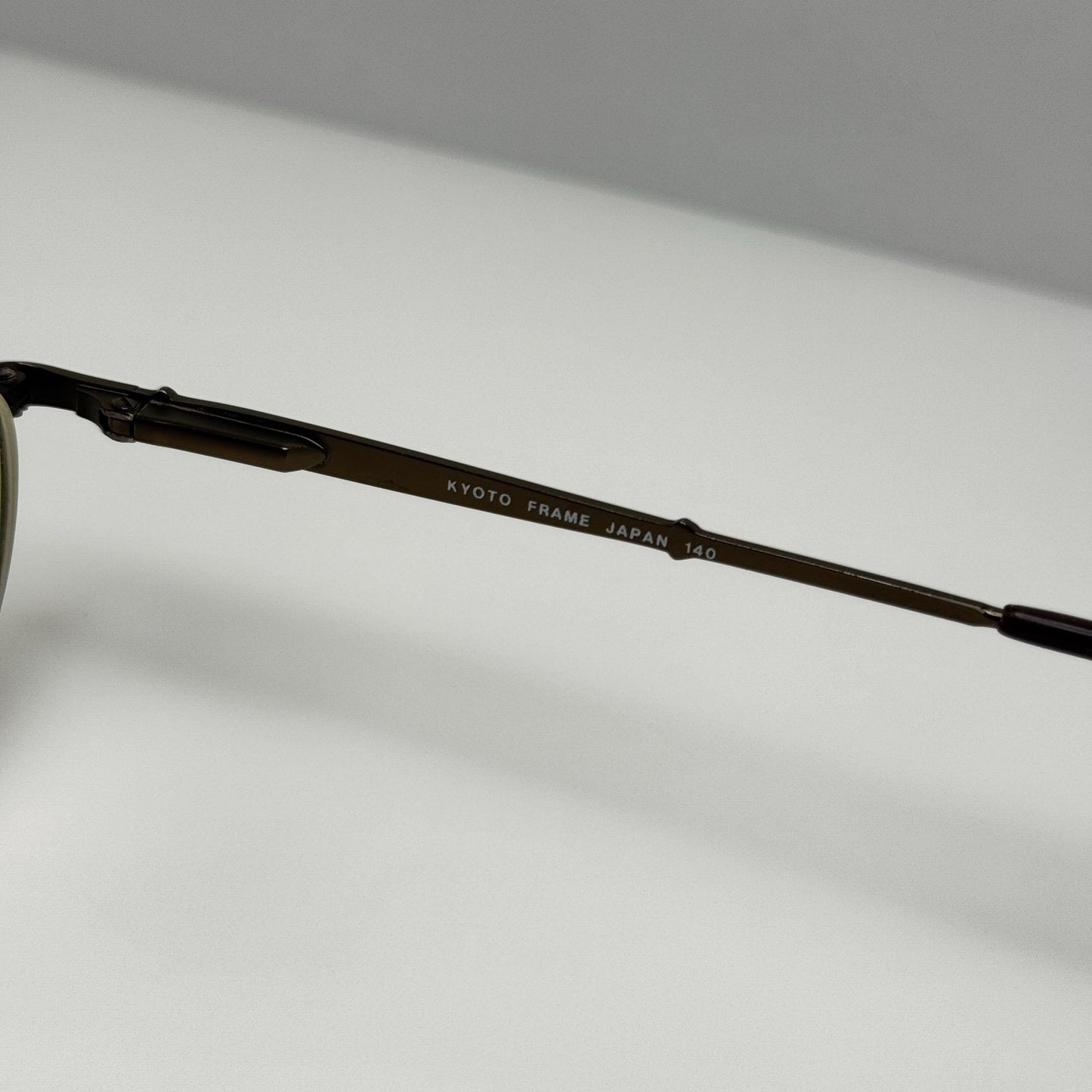 Kyoto Eyeglasses Eye Glasses Frames 104 Antique Gold Tortoise Japan 52-19-140