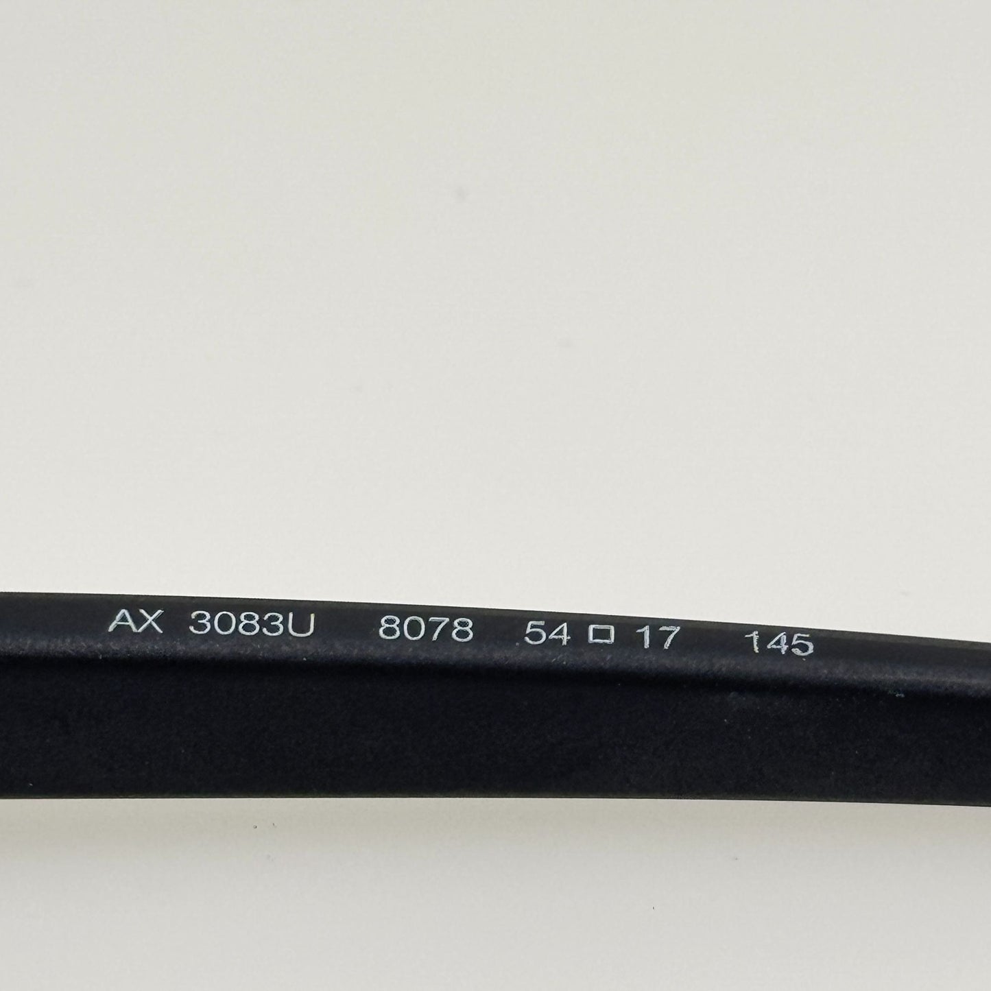 Armani Exchange Eyeglasses Eye Glasses Frames AX 3083U 8078 Black 54-17-145