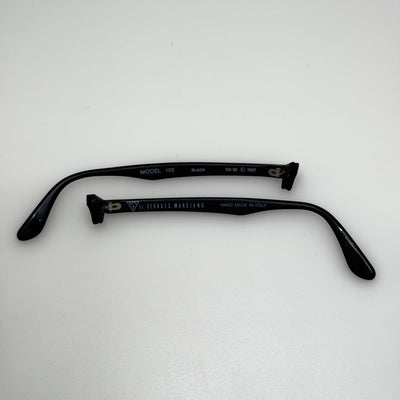 Guess 102 Black 50-18 Eye Glasses Temple Arms Only PARTS
