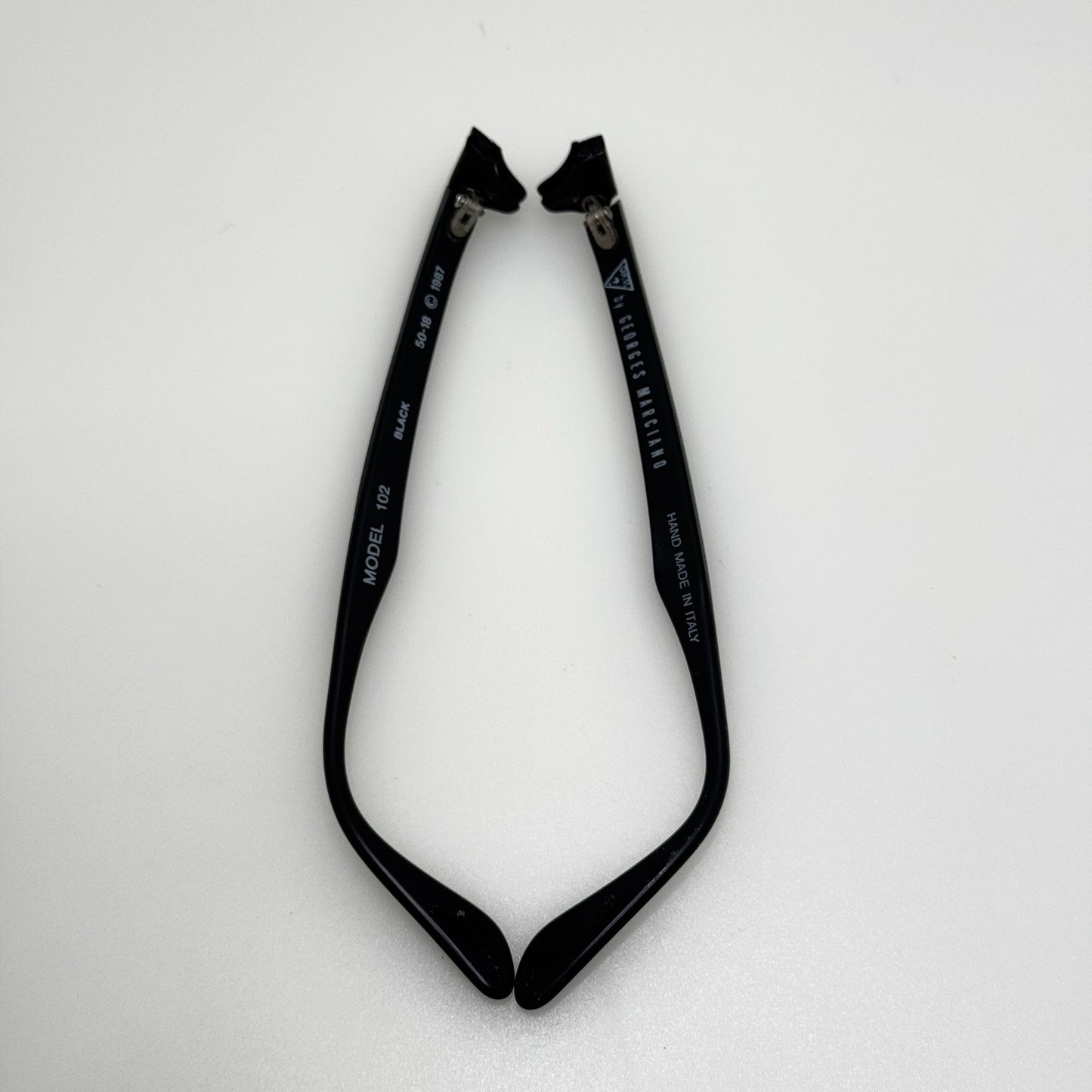 Guess 102 Black 50-18 Eye Glasses Temple Arms Only PARTS