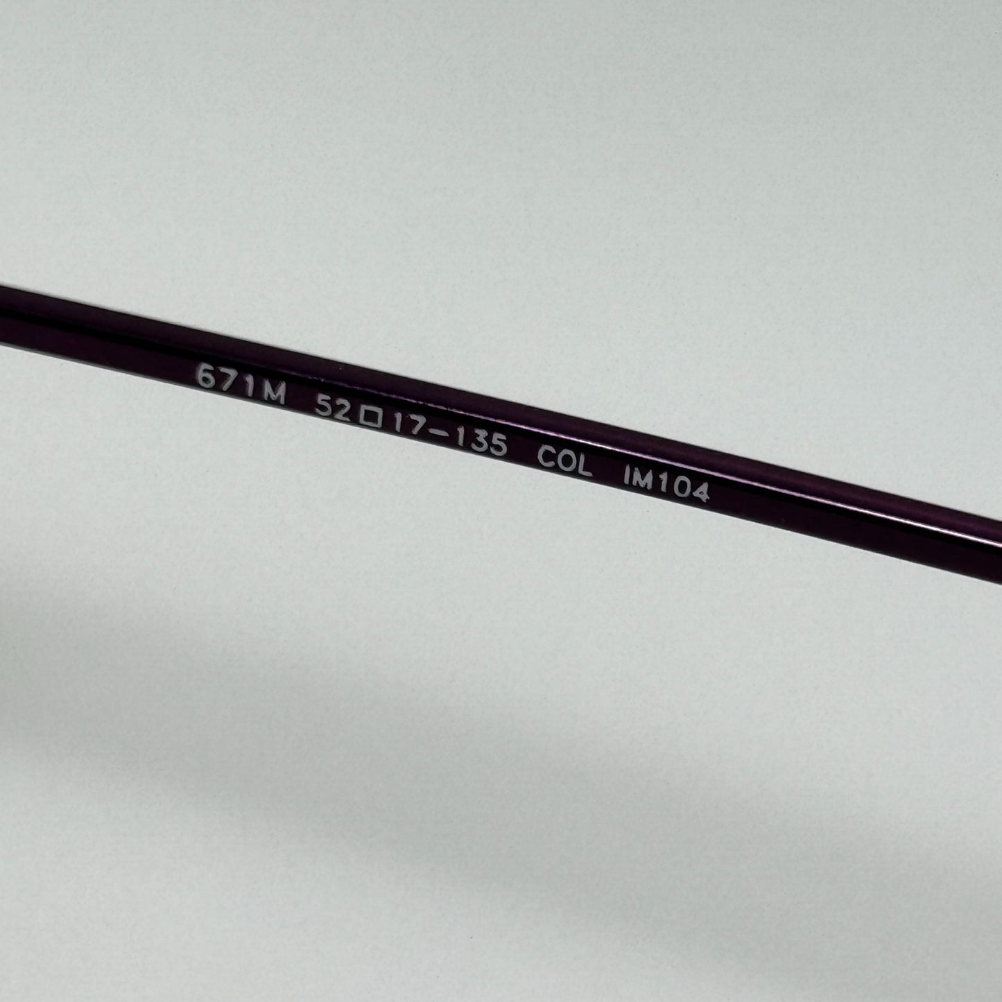 Morel Eyeglasses Eye Glasses Frames 671M IM104 France 52-17-135