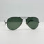 Ray Ban Sunglasses RB 3025 L2823 Aviator Large Metal Black Italy 58-14-135
