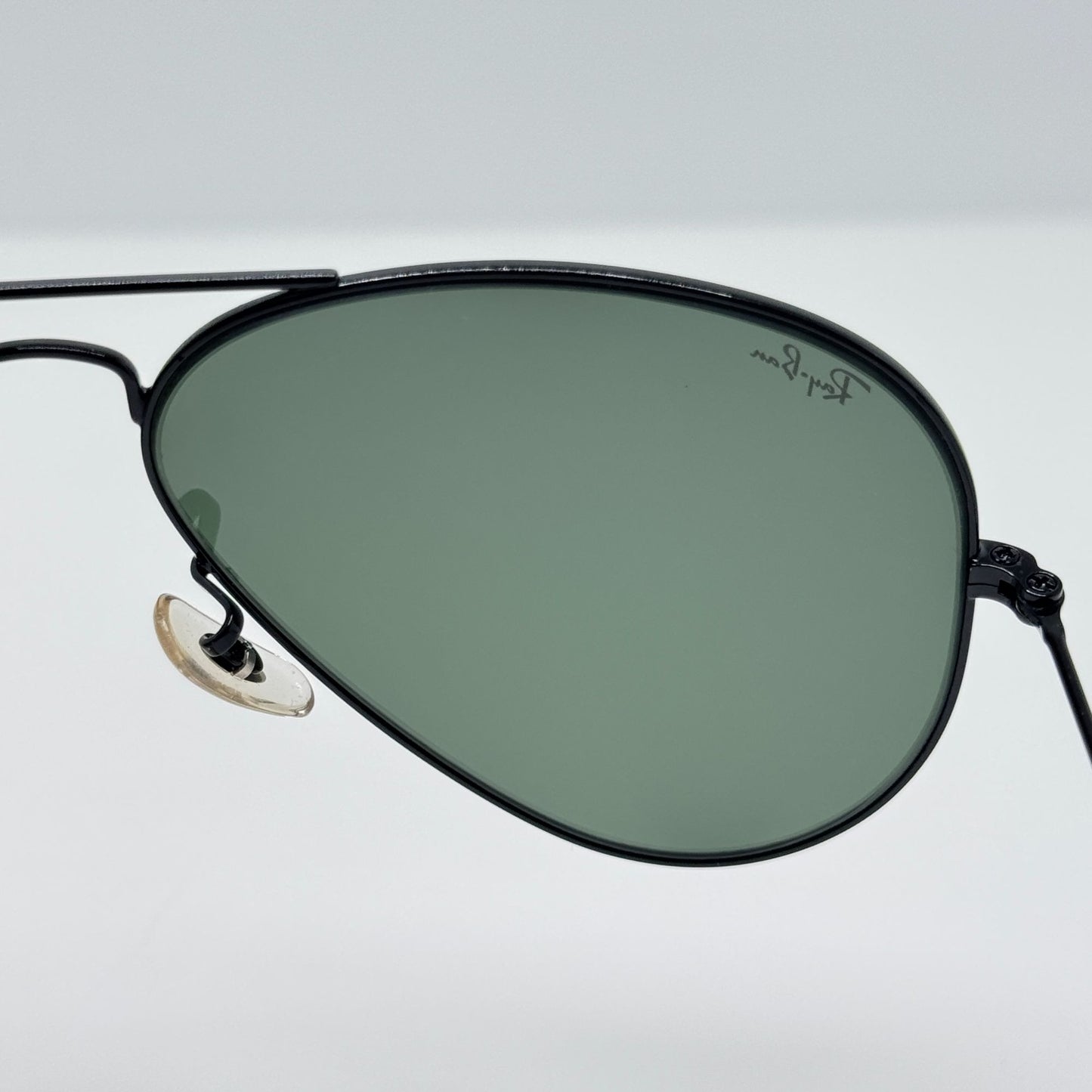 Ray Ban Sunglasses RB 3025 L2823 Aviator Large Metal Black Italy 58-14-135