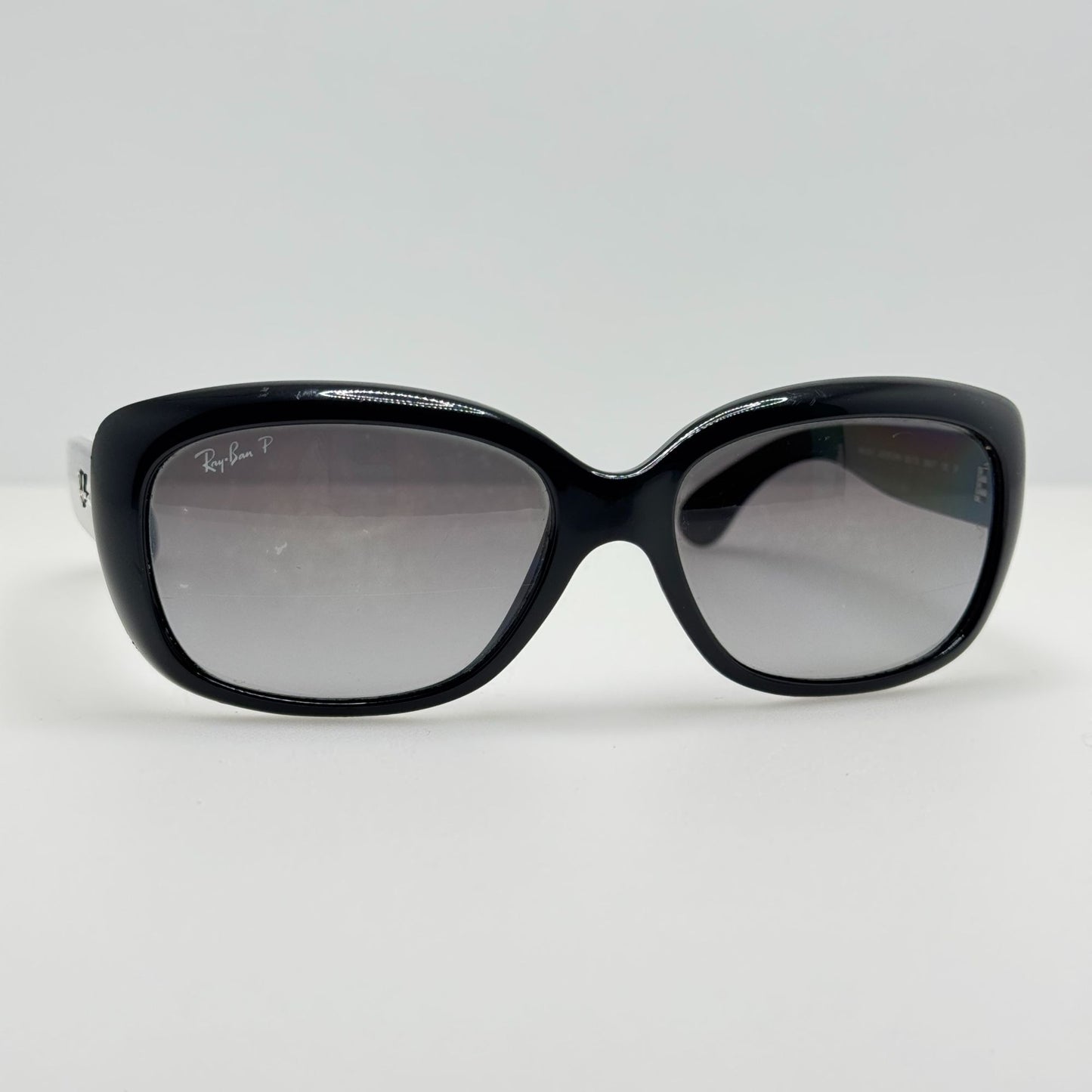 Ray Ban Sunglasses RB 4101 601/T3 Jackie Ohh Black Polarized Italy 58-17-135