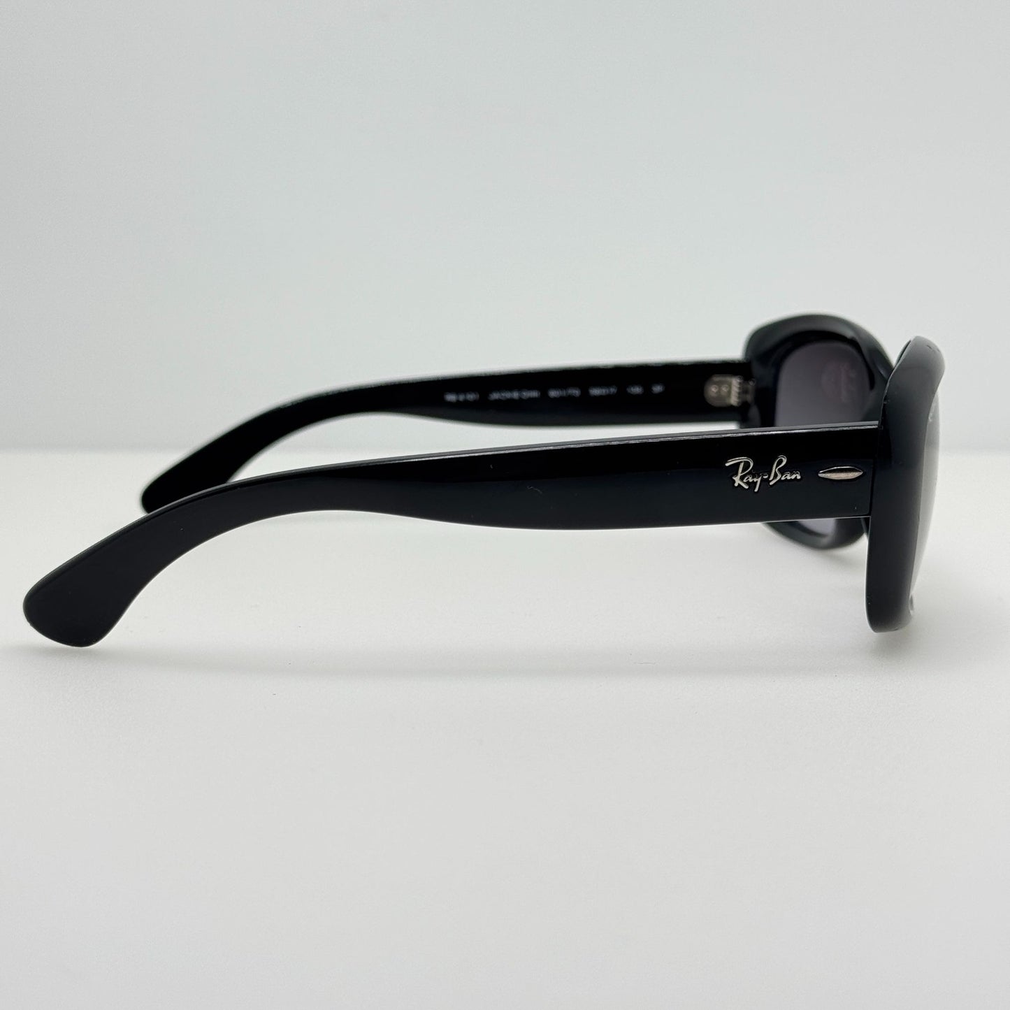 Ray Ban Sunglasses RB 4101 601/T3 Jackie Ohh Black Polarized Italy 58-17-135
