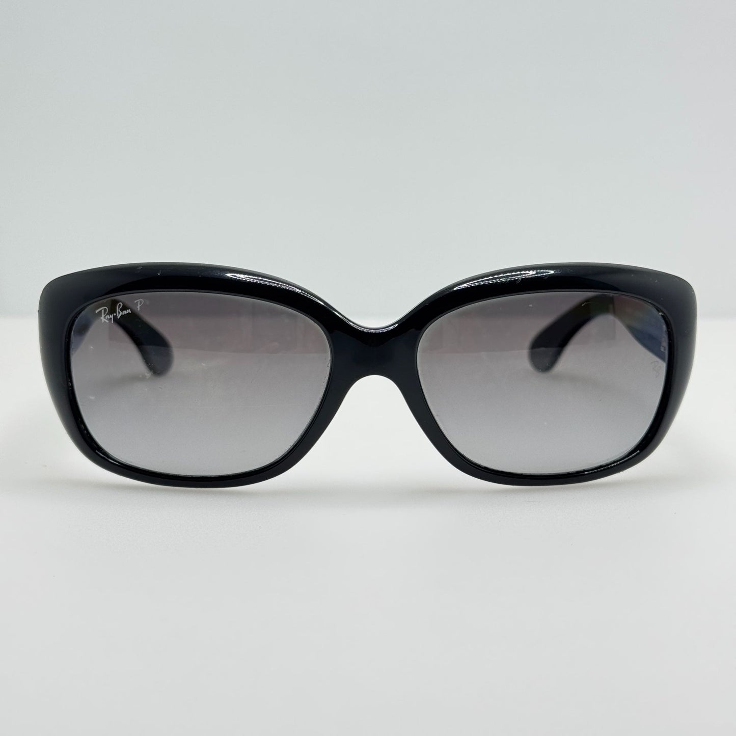 Ray Ban Sunglasses RB 4101 601/T3 Jackie Ohh Black Polarized Italy 58-17-135