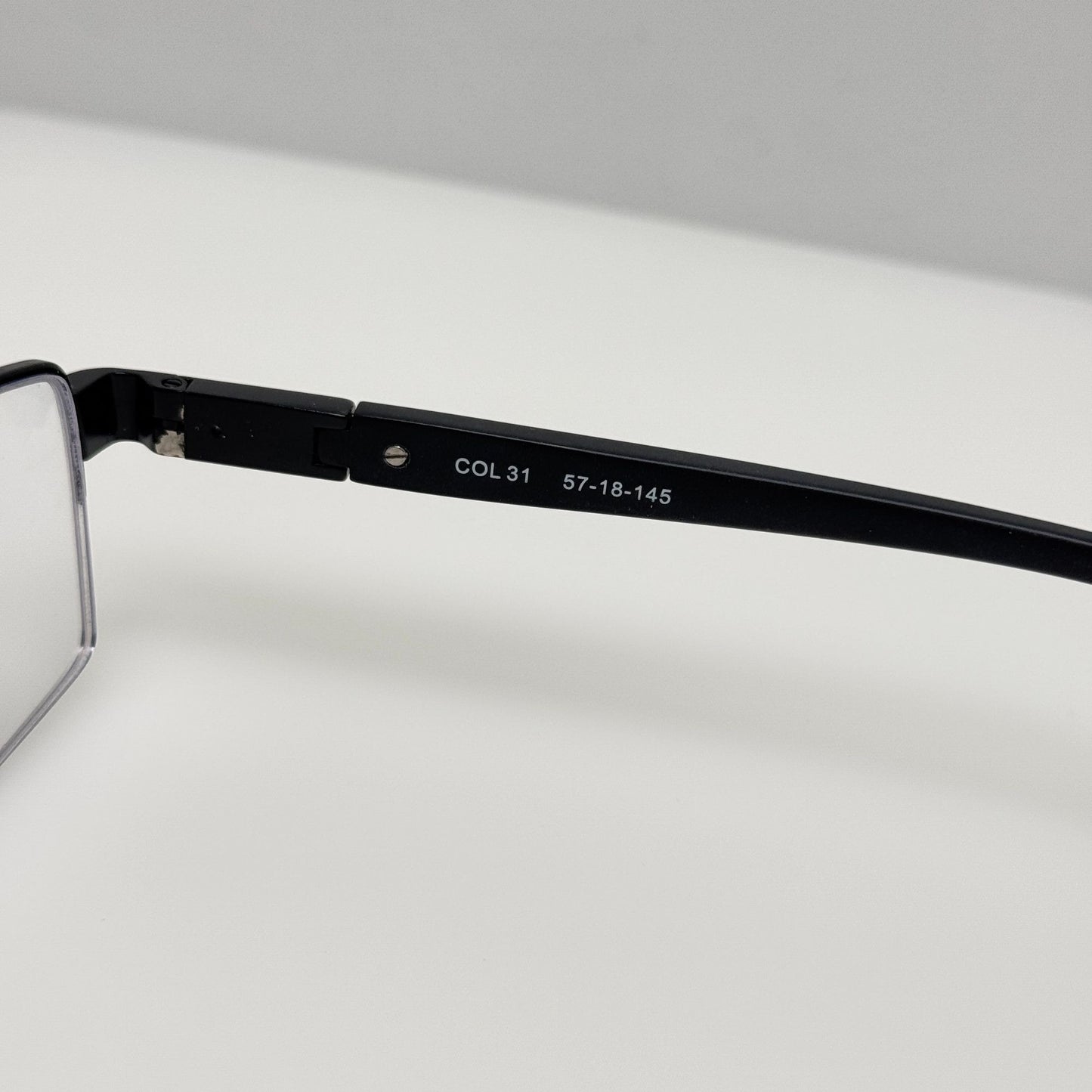 Ferucci Eyeglasses Eye Glasses Frames 2009 Col 31 Black 57-18-145