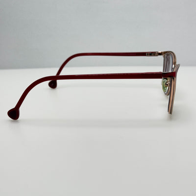 Lisa Loeb Eyeglasses Eye Glasses Frames Fall Back 229 Wine Gold 52-17-135