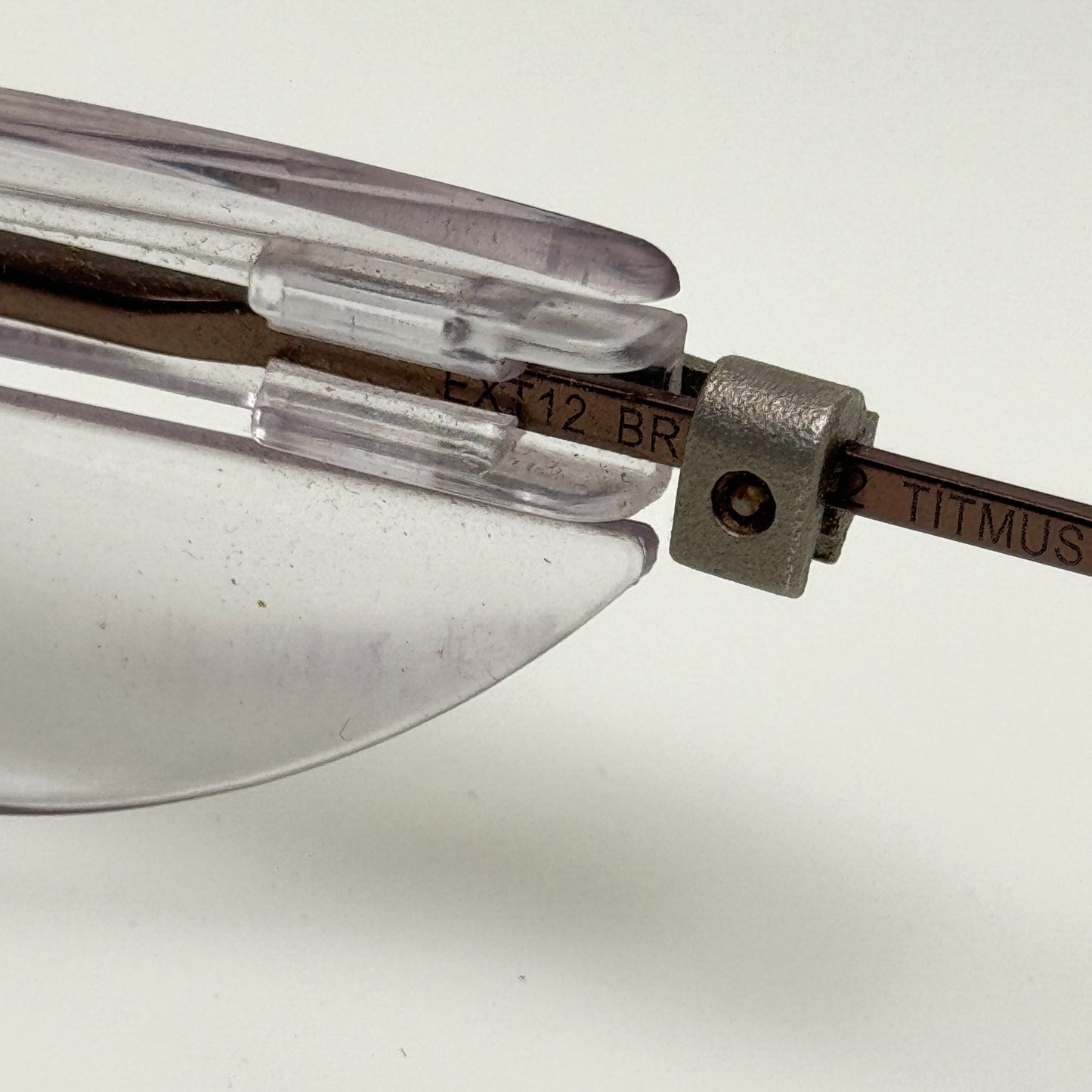 Titmus EXT12 Brn CS12 Eyeglasses Eye Glasses Frames Z87-2 51-19-140
