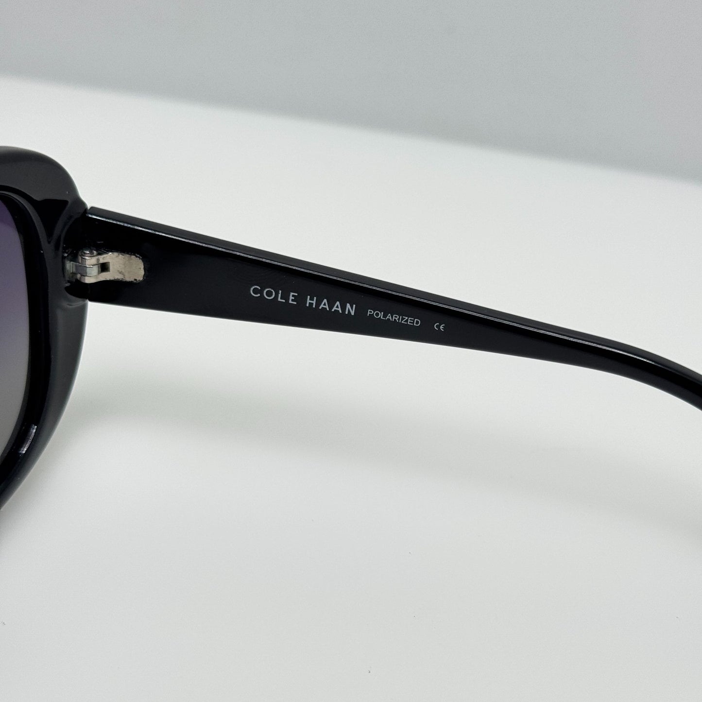 Cole Haan Sunglasses CH9008 001 Black Polarized 54-17-135