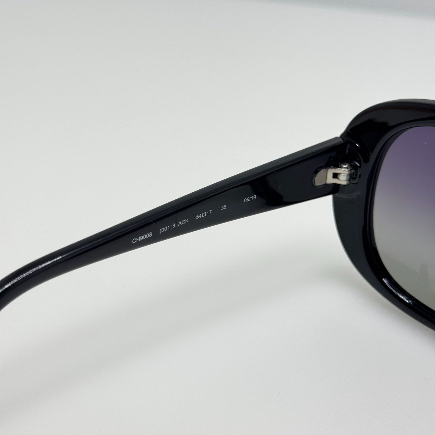 Cole Haan Sunglasses CH9008 001 Black Polarized 54-17-135