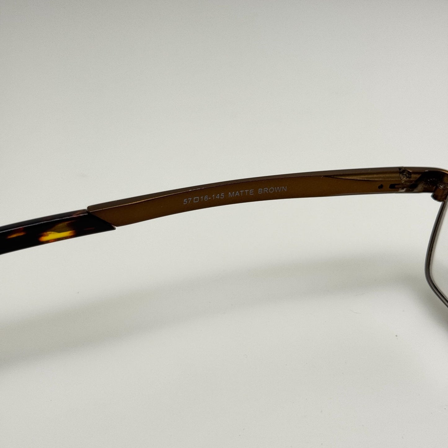 BMEC Big Moment Matte Brown Eyeglasses Eye Glasses Frames 57-16-145 B