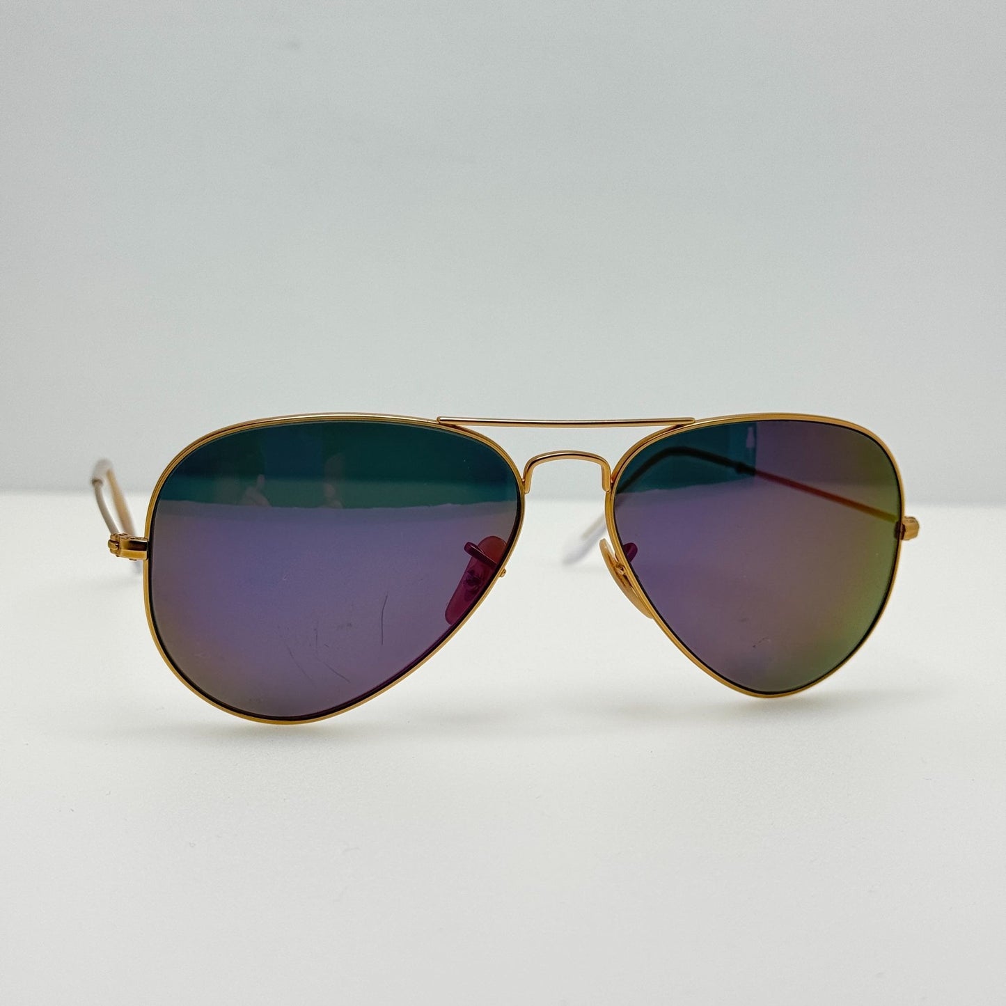 Ray Ban RB 3025 112/4T Large Aviator Eyeglasses Eye Glasses Frames Italy 58-14