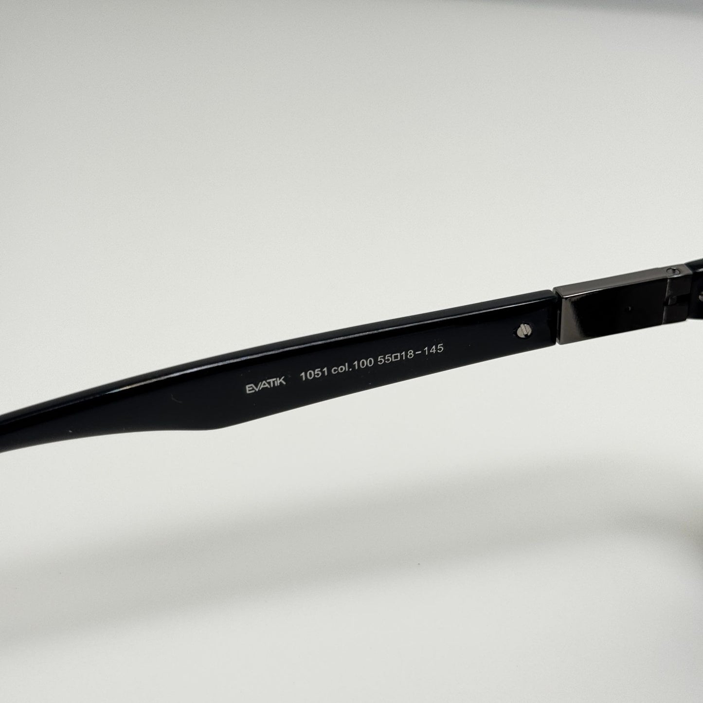 Evatik Sunglasses 1051 Col 100 Black 55-18-145