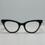 Liberty Eyeglasses Eye Glasses Frames 5 3/4 Black Vintage Horned Rimmed 46-22