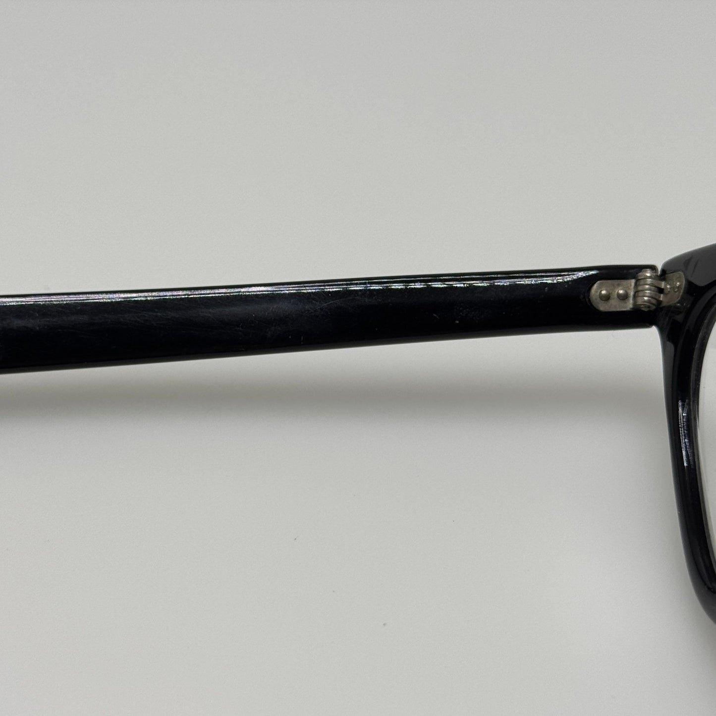 Liberty Eyeglasses Eye Glasses Frames 5 3/4 Black Vintage Horned Rimmed 46-22