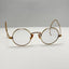 Unbranded Eyeglasses Eye Glasses Gold Round Circle Retro Vintage