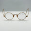 Unbranded Eyeglasses Eye Glasses Gold Round Circle Retro Vintage