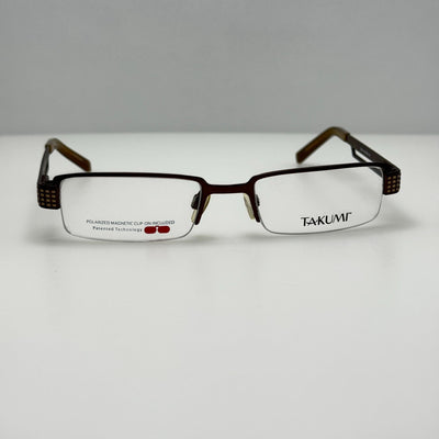 Takumi T9906 010 Eyeglasses Eye Glasses Frames 49-18-135 W/ Clip