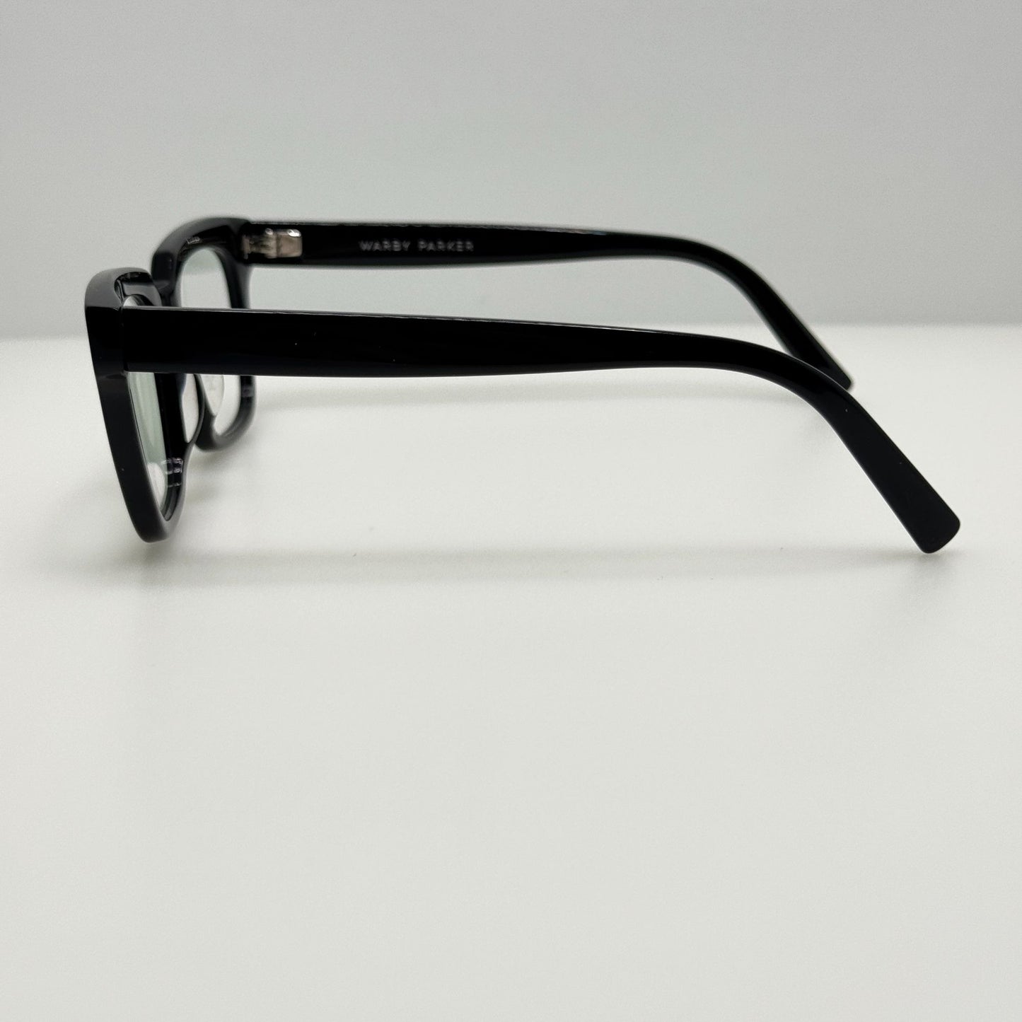 Warby Parker Winston M LBF 1100 Eyeglasses Eye Glasses Frames Black 49-19-140