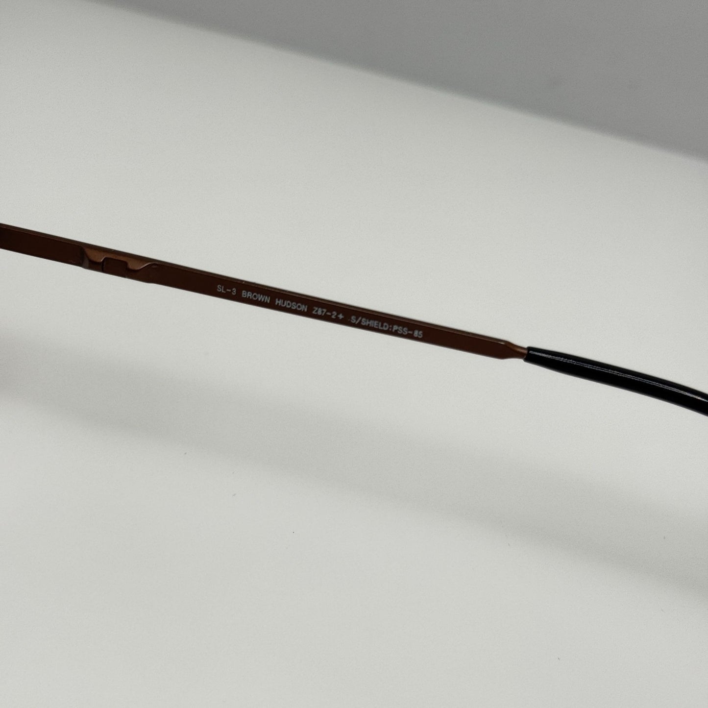 Hudson SL-3 Z87-2+ Brown Eyeglasses Eye Glasses Frames 50-20-150 B