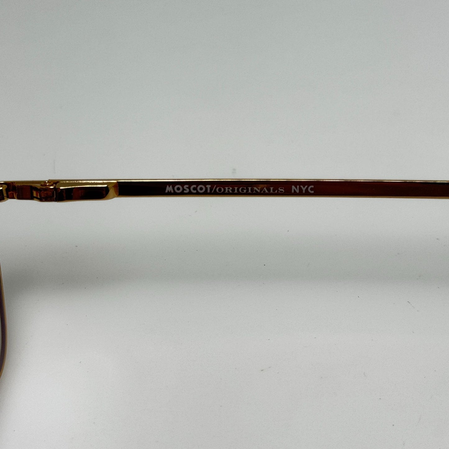 Moscot Originals NYC Shtarker Gold Eyeglasses Eye Glasses Frames 54-15-145