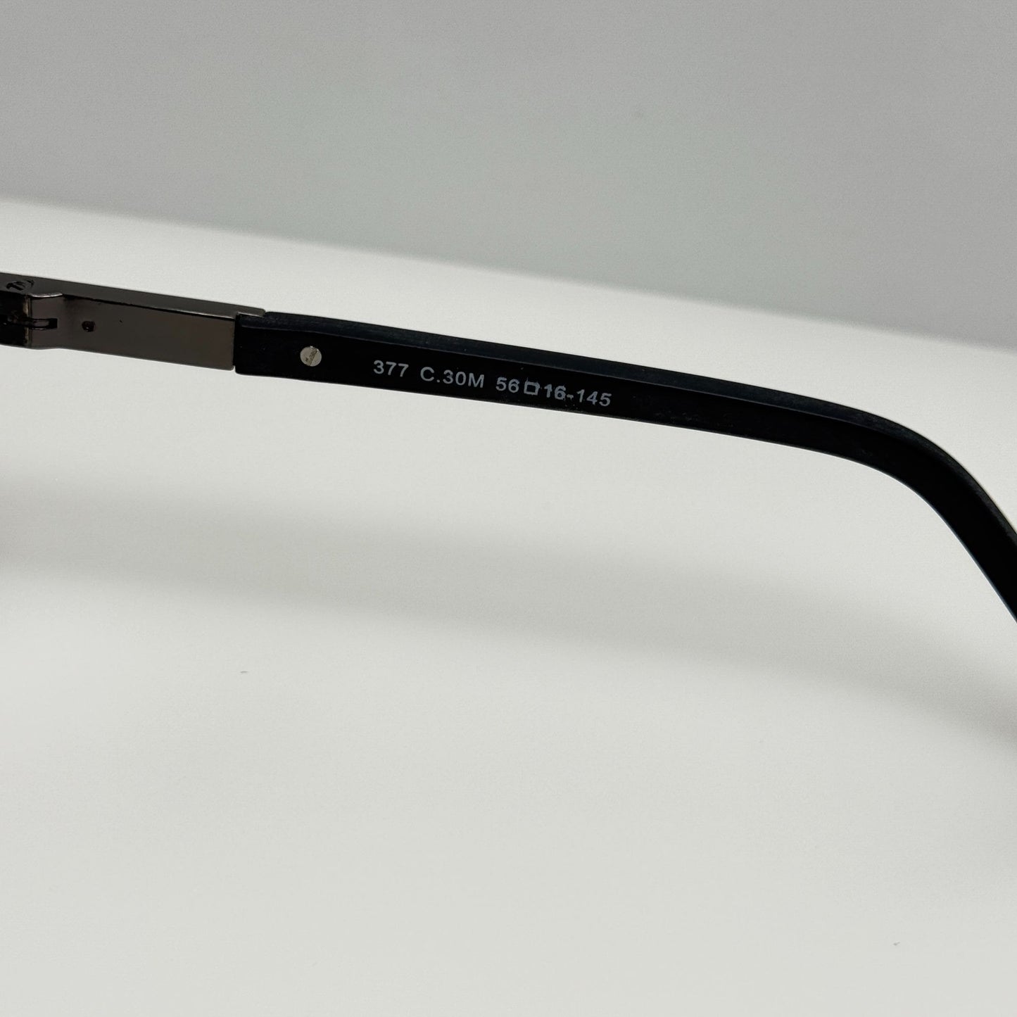 Miraflex 377 C. 30M Black Eyeglasses Eye Glasses Frames 56-15-145
