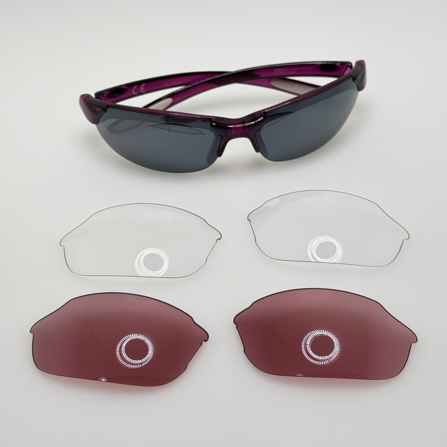 Smith Sunglasses Parallel Sugar Plum 1SP TLT Optics 65-15-125 W/ Extra Lenses
