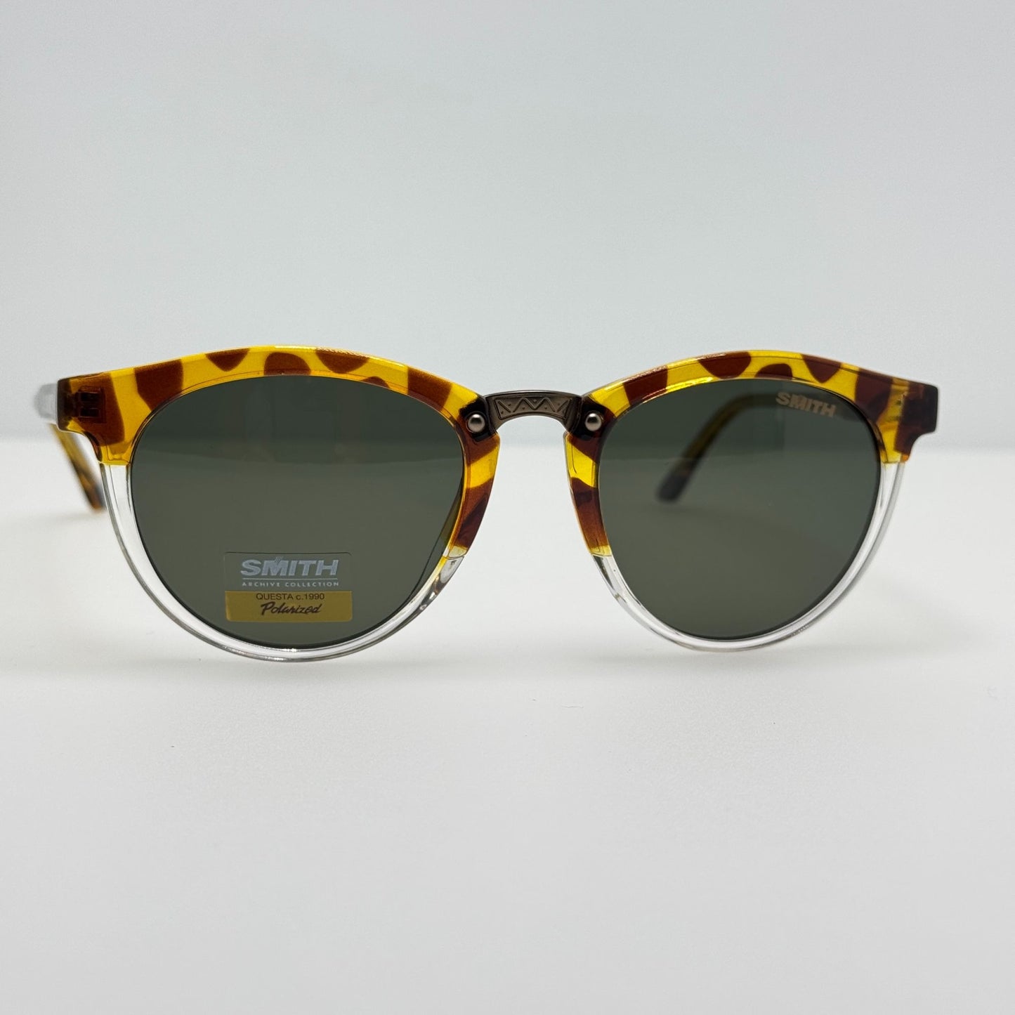 Smith Sunglasses Questa Amber Tortoise Polarized 50-19-140 W/ Bag