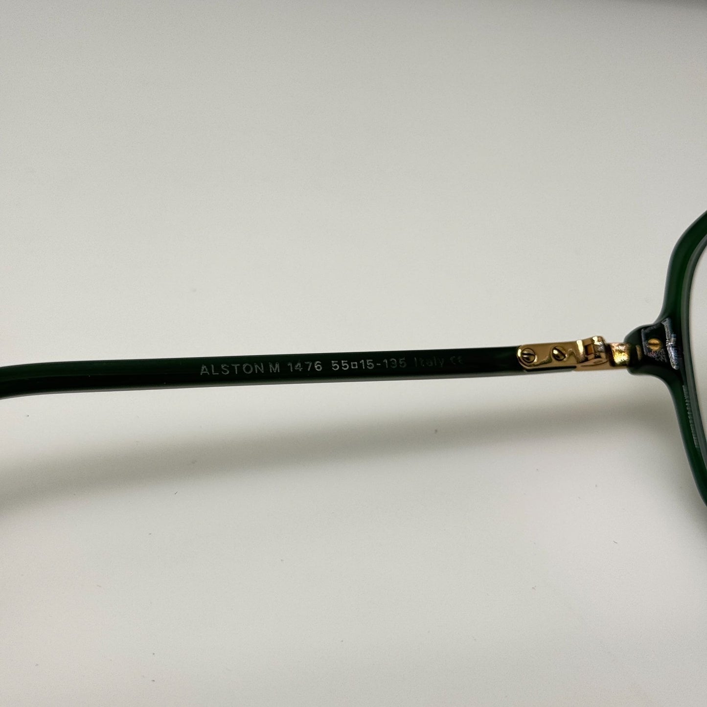 Warby Parker Alston M 1476 Eyeglasses Eye Glasses Frames Green Italy 55-15-135