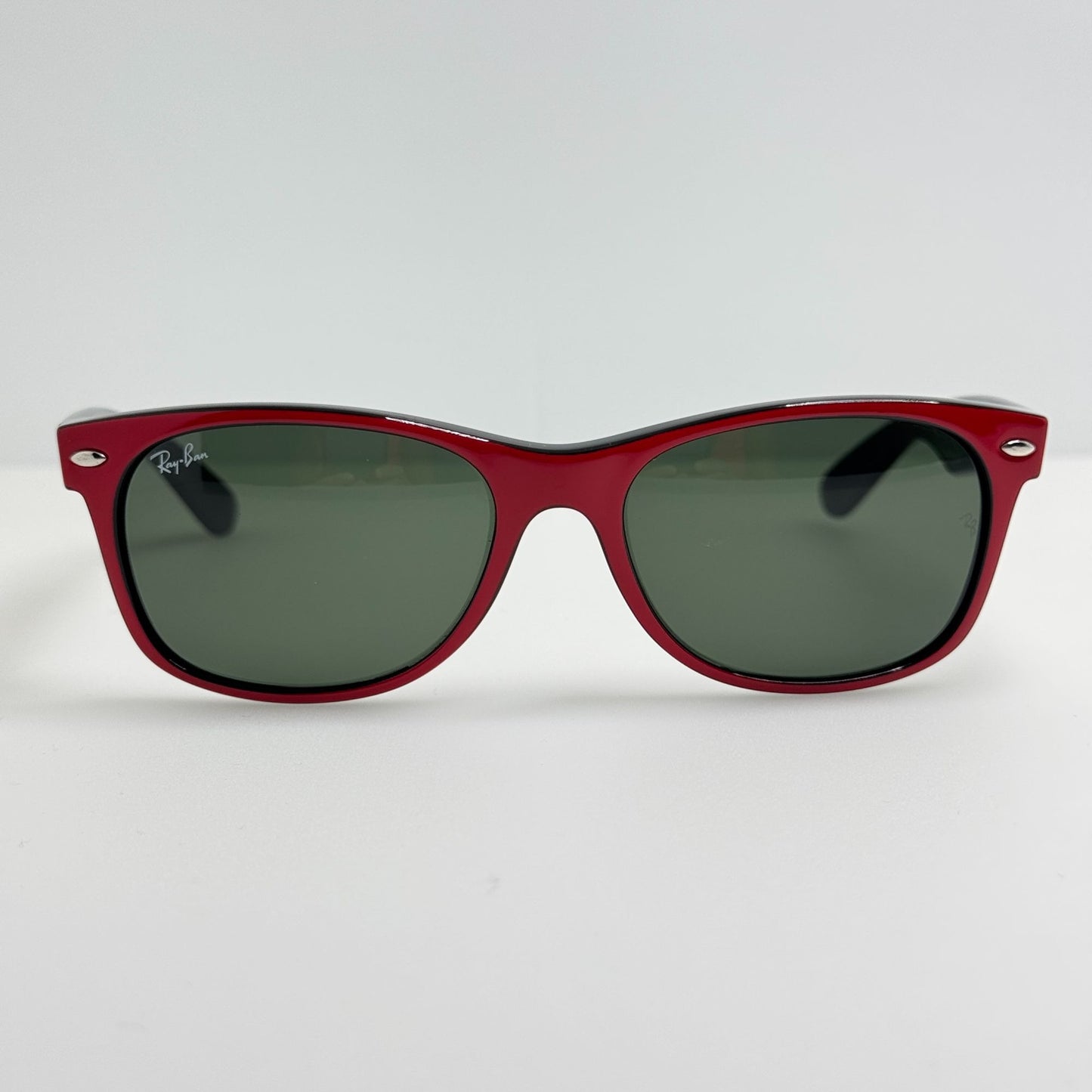 Ray Ban Sunglasses RB 2132 “New Wayfarer” 769 Italy Red Black 55-18