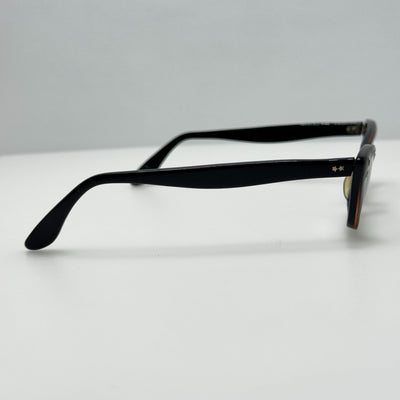 Swan Black Vintage Cat Eye USA Eyeglasses Eye Glasses Frames 5 1/4 44-20