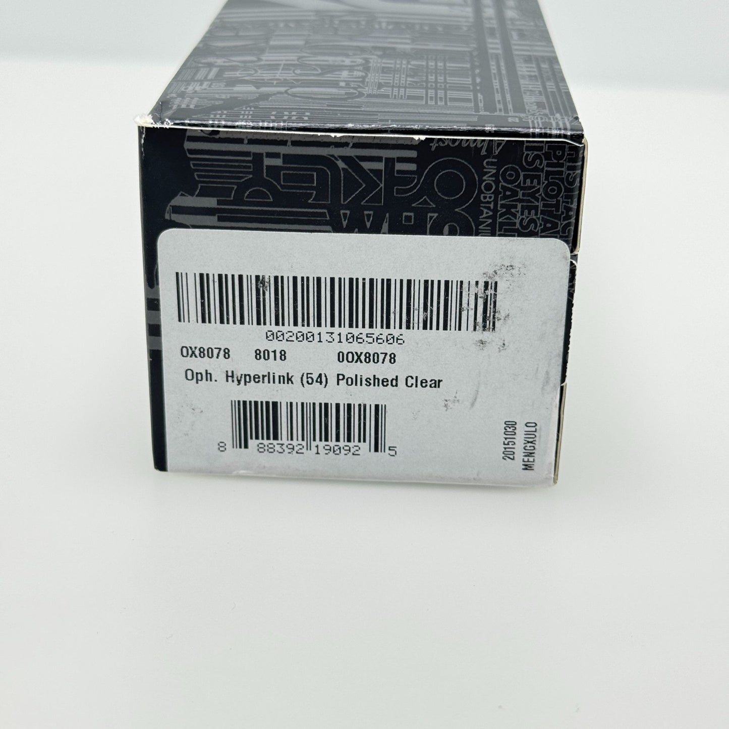 Oakley OX8078-0654 Hyperlink Clear Eyeglasses Eye Glasses Frames 54-18-140