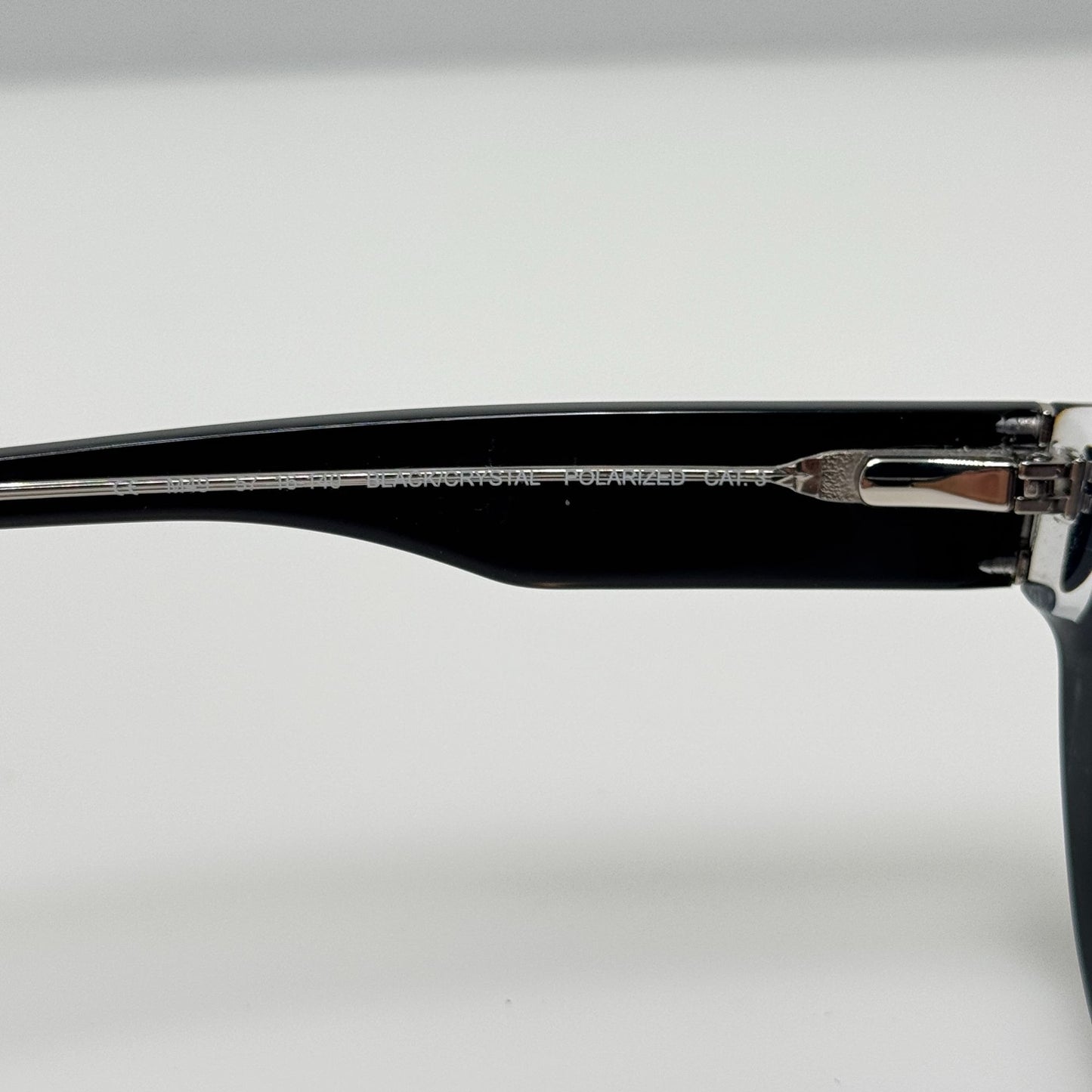 Kirkland Signature Sunglasses M49 Black Crystal Polarized 57-16-140