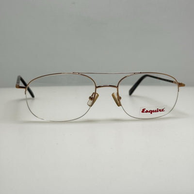 Esquire 605 Gold Eyeglasses Eye Glasses Frames 56-18-145