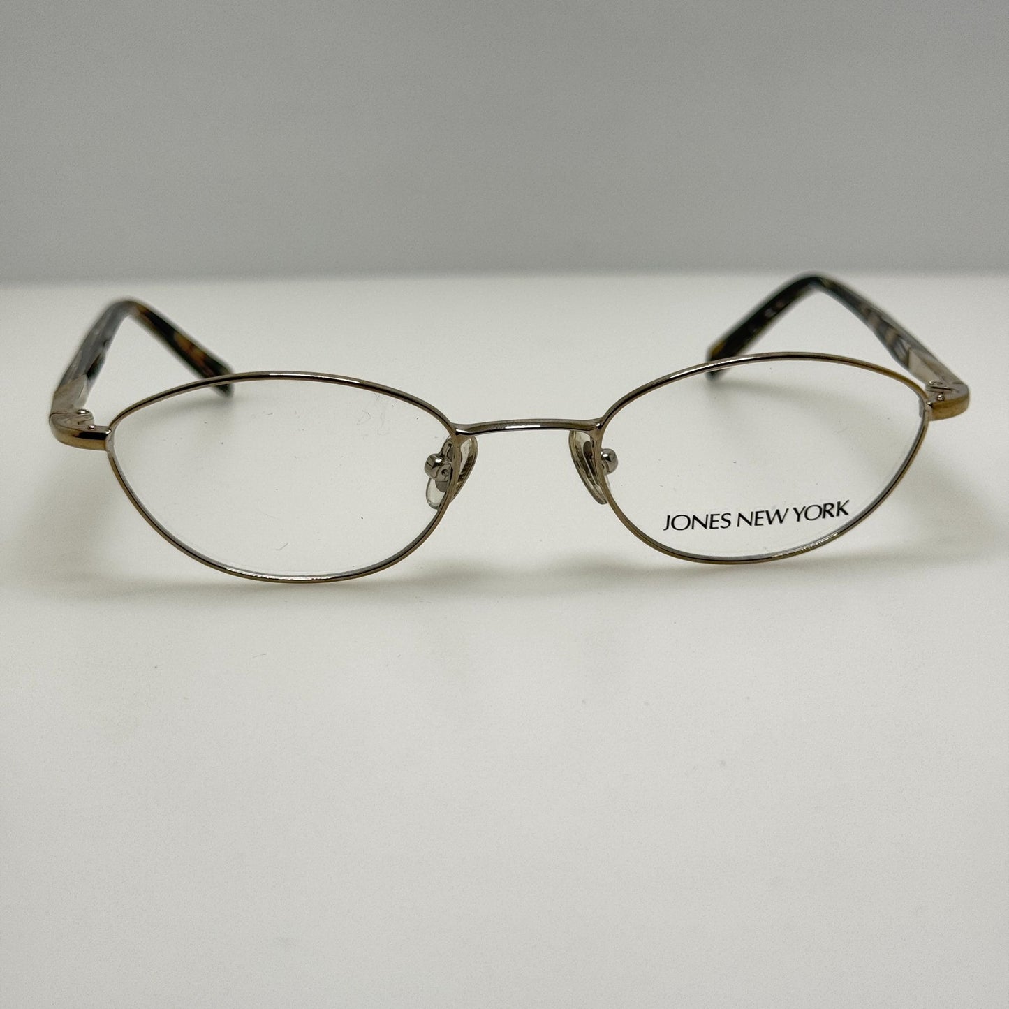 Jones New York J406 BLK Black Horn Eyeglasses Eye Glasses Frames 48-19-135