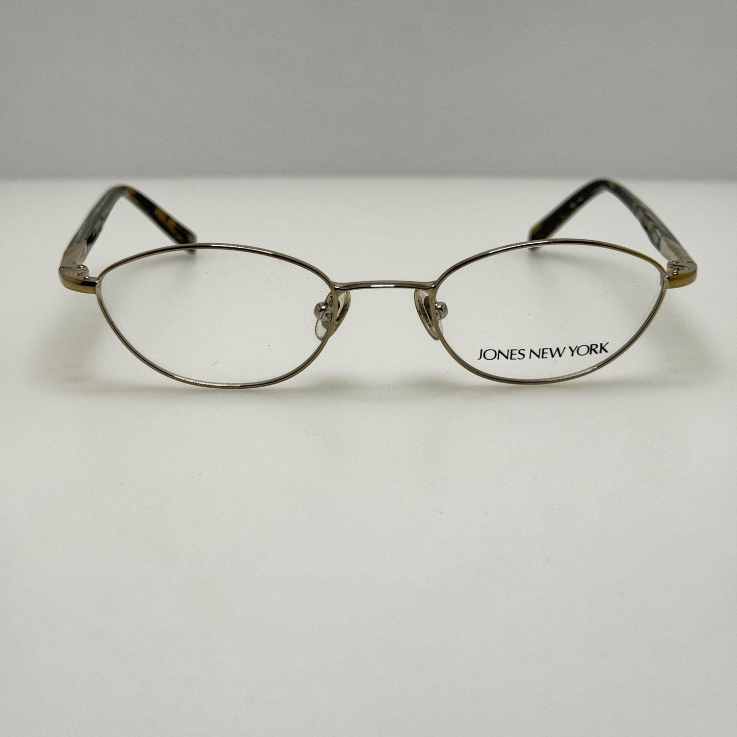 Jones New York J406 BLK Black Horn Eyeglasses Eye Glasses Frames 48-19-135