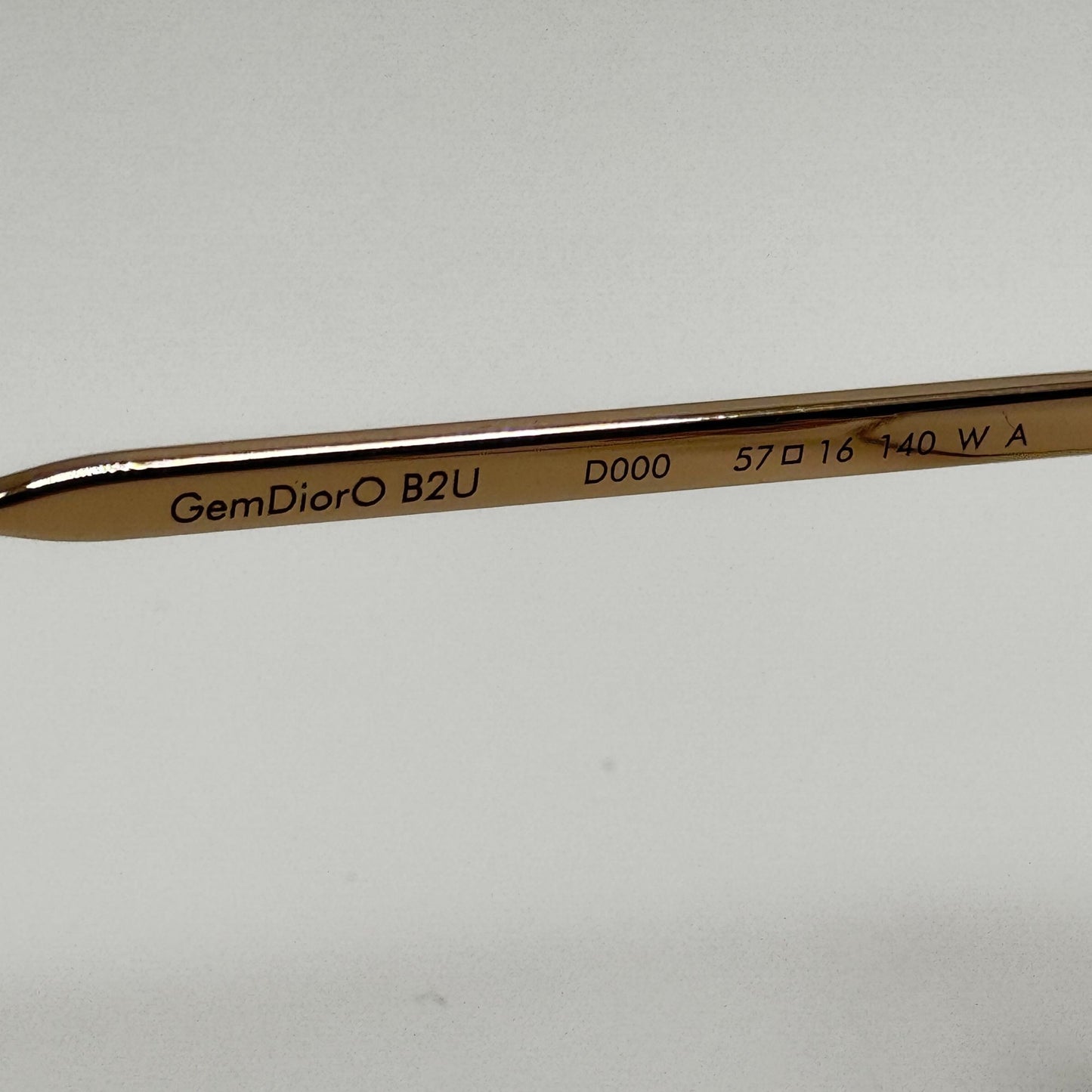 Christian Dior Eyeglasses Eye Glasses Frames GemDiorO B2U D000 Italy 57-16-140