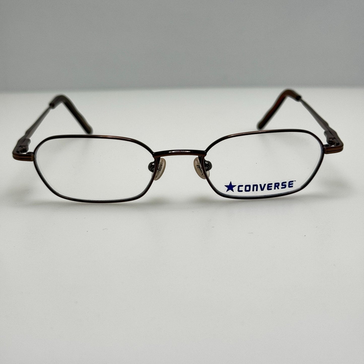 Converse Sprint Brown Eyeglasses Eye Glasses Frames Kids Youth 47-17-130