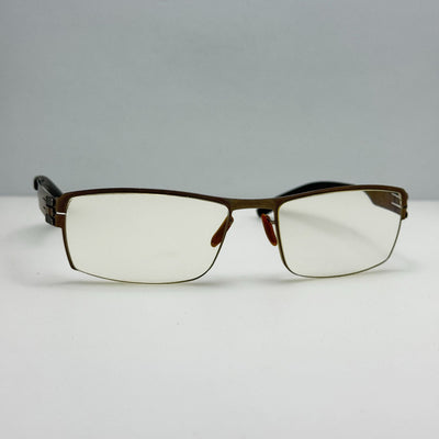 Ic Berlin Nufenen Large Bronze Eyeglasses Eye Glasses Frames Germany 59-19-145