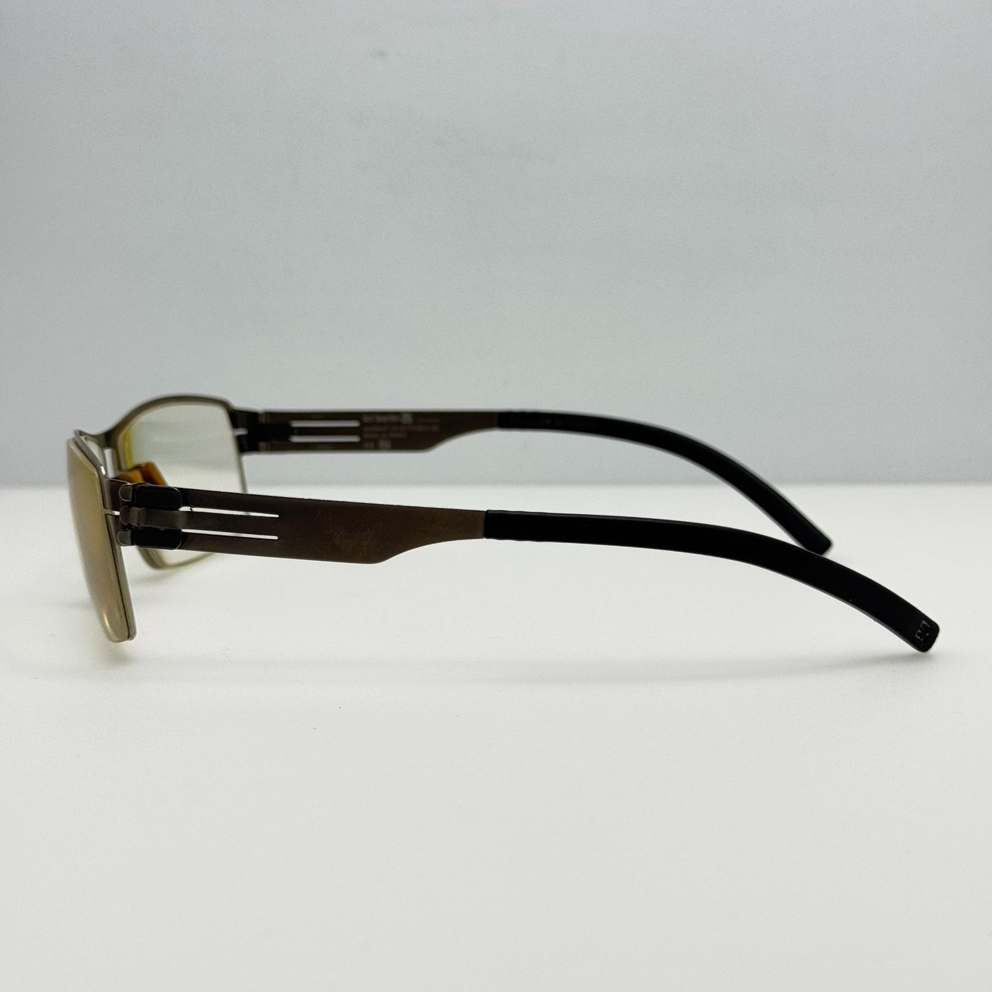 Ic Berlin Nufenen Large Bronze Eyeglasses Eye Glasses Frames Germany 59-19-145
