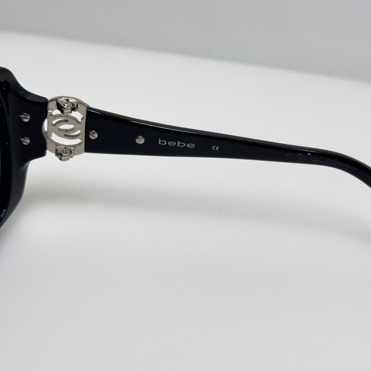 Bebe Eyeglasses Eye Glasses Frames BB 7051 002 Jet Black 58-15-125