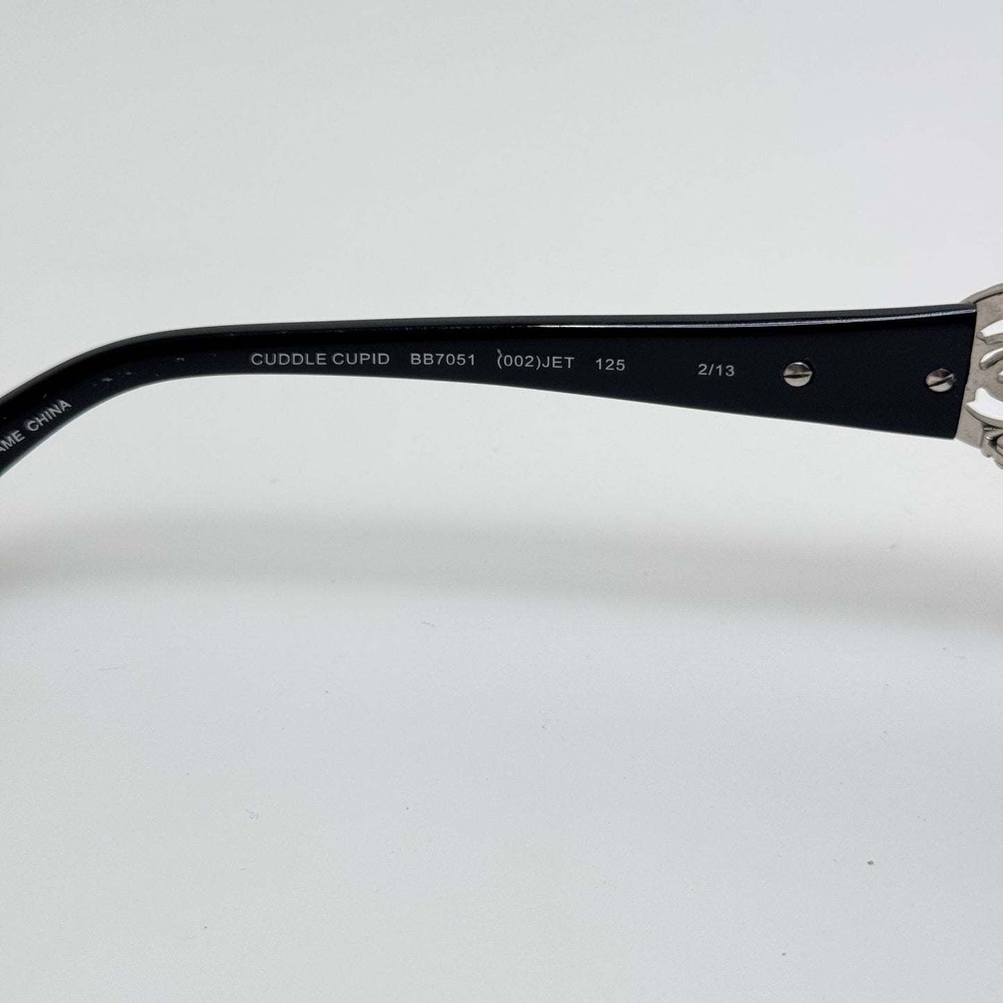 Bebe Eyeglasses Eye Glasses Frames BB 7051 002 Jet Black 58-15-125