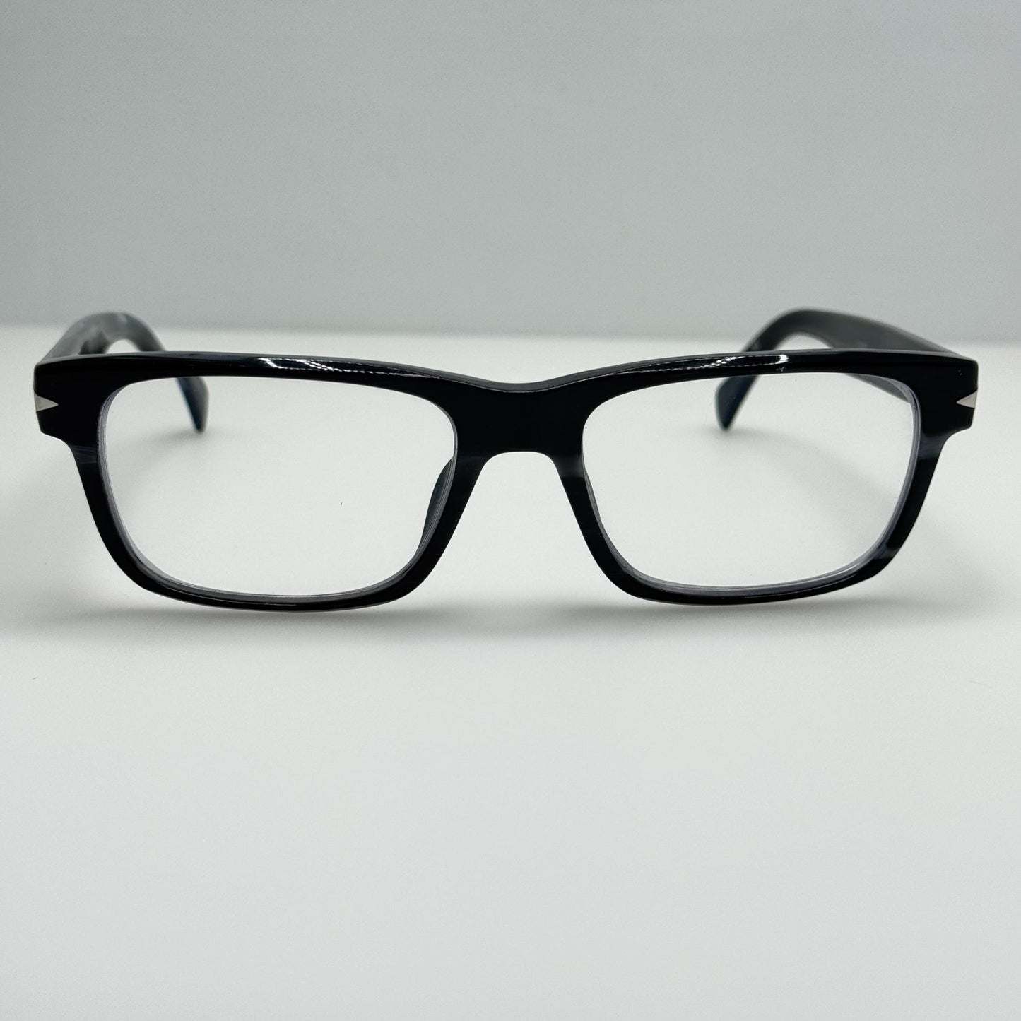John Varvatos vJV430 Blue Horn Eyeglasses Eye Glasses Frames Japan 53-17-145