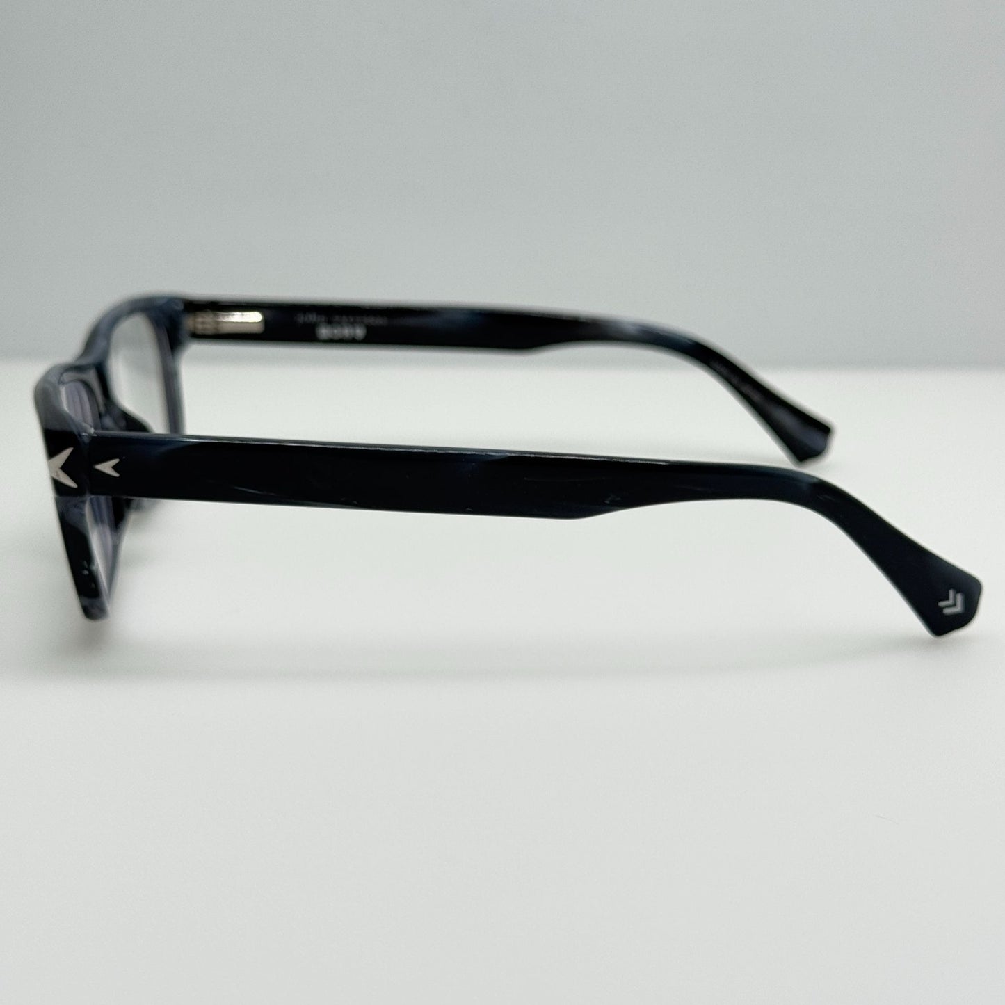 John Varvatos vJV430 Blue Horn Eyeglasses Eye Glasses Frames Japan 53-17-145